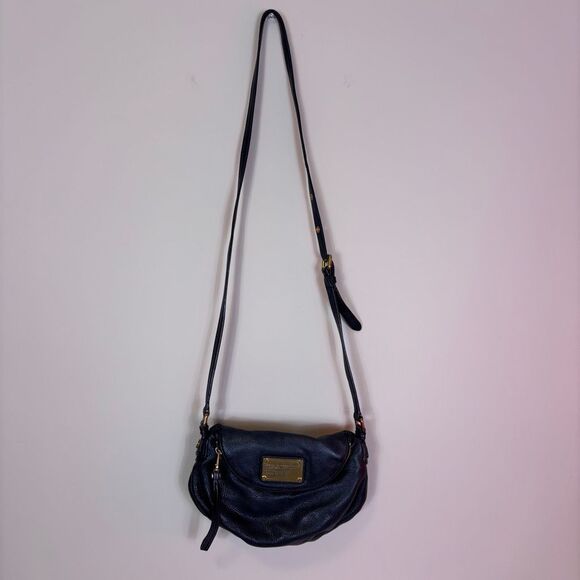 Marc by Marc Jacobs Black Pebbled Leather Small Crossbody Purse - Picture 1 of 7
